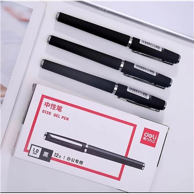 得力（deli ）書寫用筆類用具S126中性筆1.0mm子彈頭